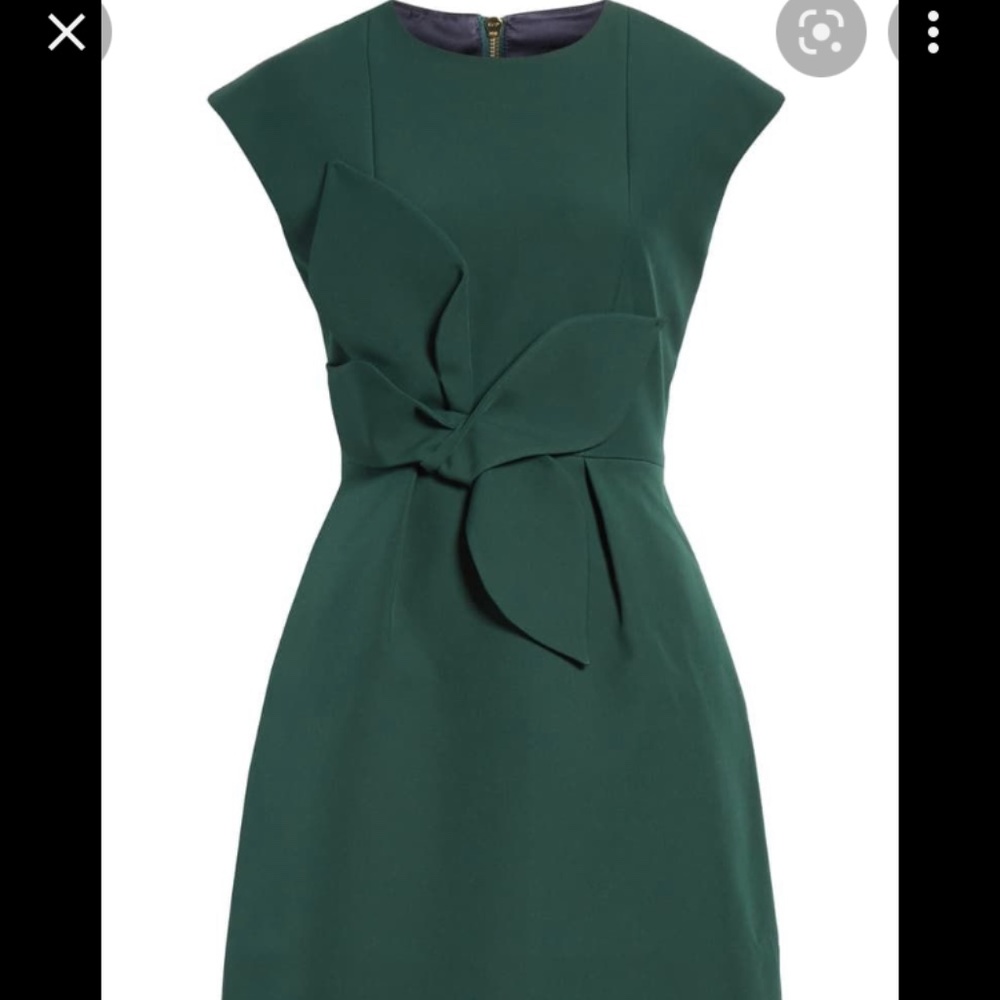 ISO: TED BAKER POLLY STRUCTURED BOW DRESS